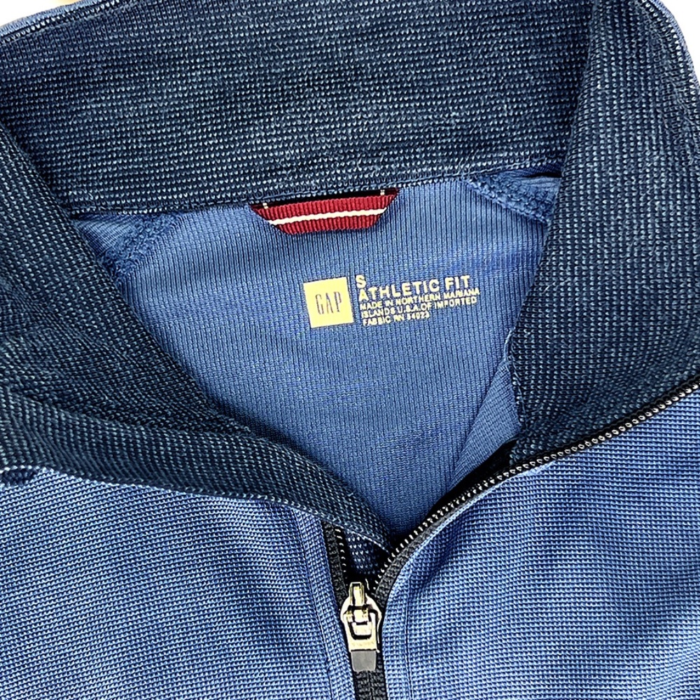 Gap Blue Half-Zip Athletic Pullover - image 5